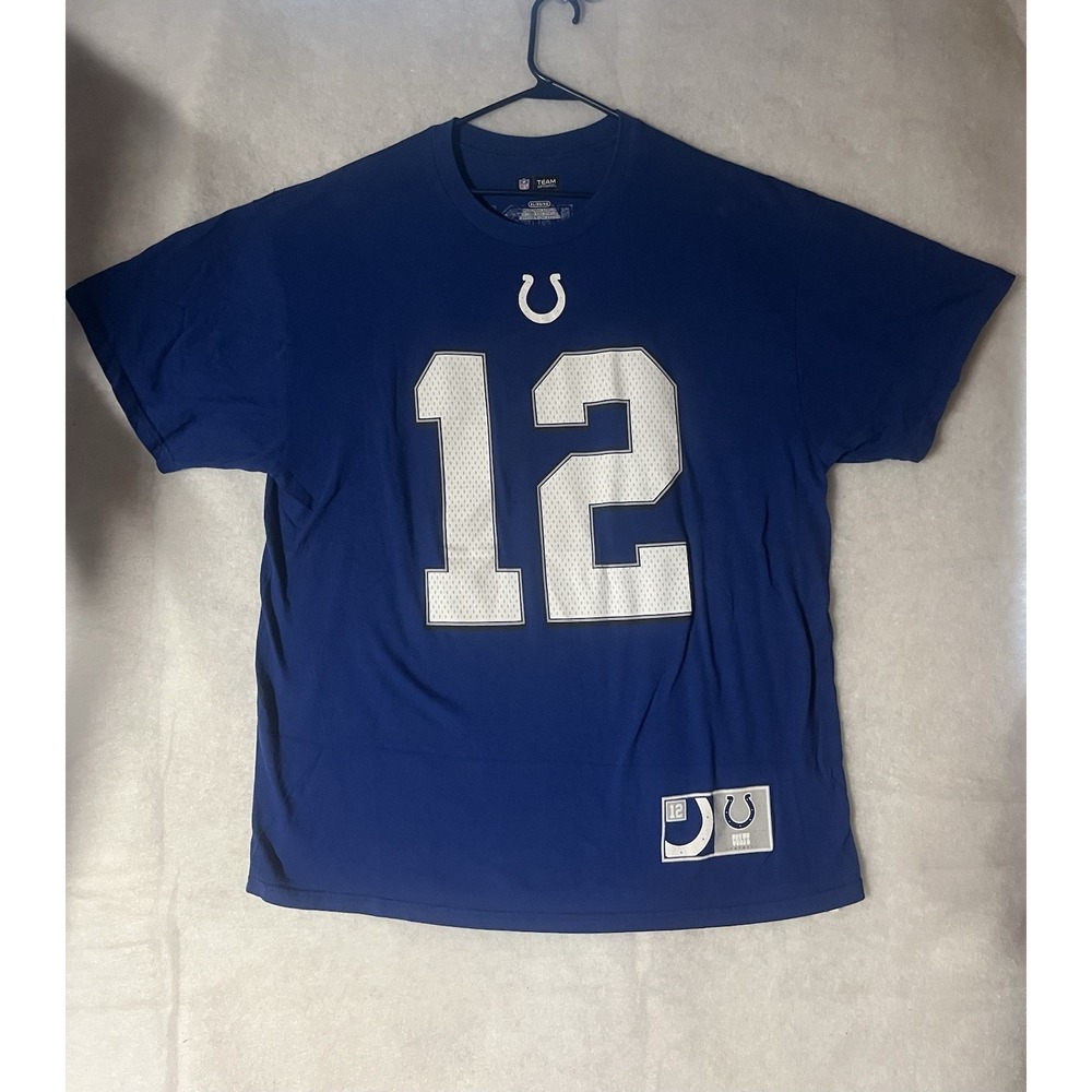 Indianapolis Colts Andrew Luck Shirt Mens XL Blue